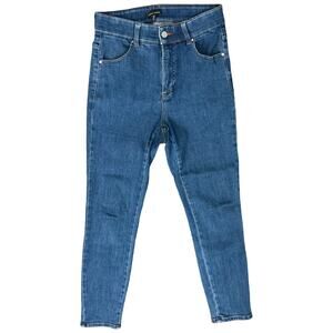 Universal Standard Riviera Classic Blue Med Wash High Rise Skinny Jeans size 10